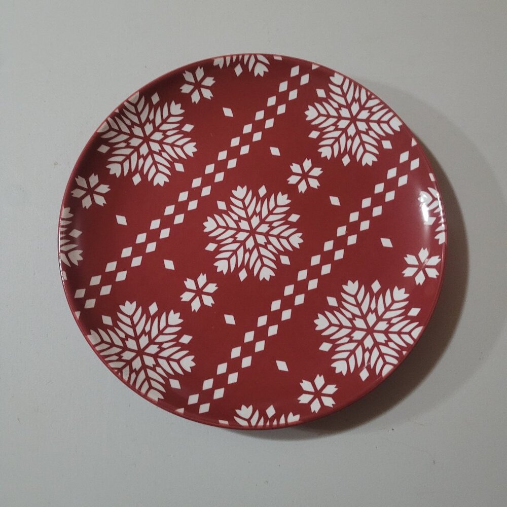Notitake Colorwave Raspberry Holiday Accent Salad Plate
